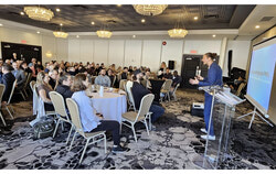 Antoine Bourassa, founder of Boorask Innovation, emphasised that AI is not about replacing jobs but enhancing decision-making and efficiency, urging businesses to embrace AI as a tool for growth and innovation. Photo: Tashi Farmilo