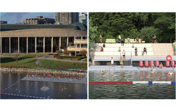The National Capital Commission will open two new public swimming docks on the Ottawa River this summer, one behind the Canadian Museum of History in Gatineau and another at the East Wharf platform near the Rideau Canal locks, as Gatineau, Ottawa and the NCC prepare to co-host the global Swimmable Cities Summit in 2027. Photo: Courtesy of the NCC