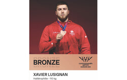 Xavier Lusignan distinguished himself once again with a place on the podium. Photo: Courtesy of Xavier Lusignan's team