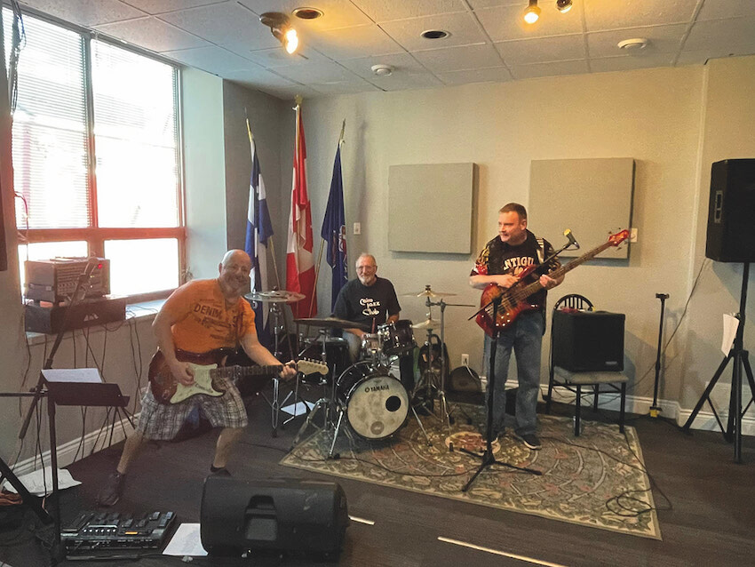 Arc of Fire playing inside the Legion. Photo credit: Aylmer Legion.